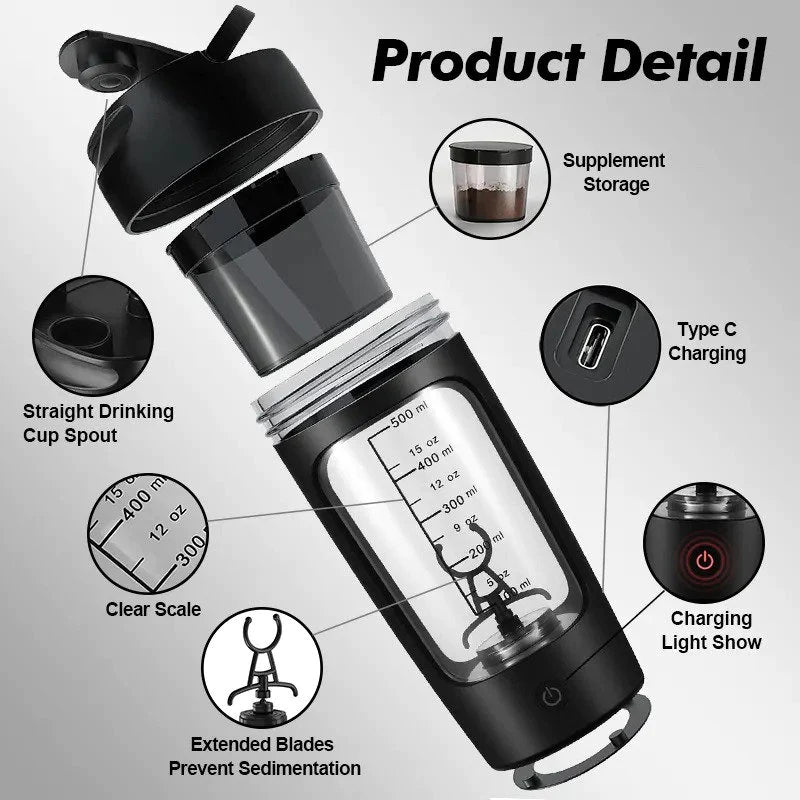 Turbo Portable Electric Shaker