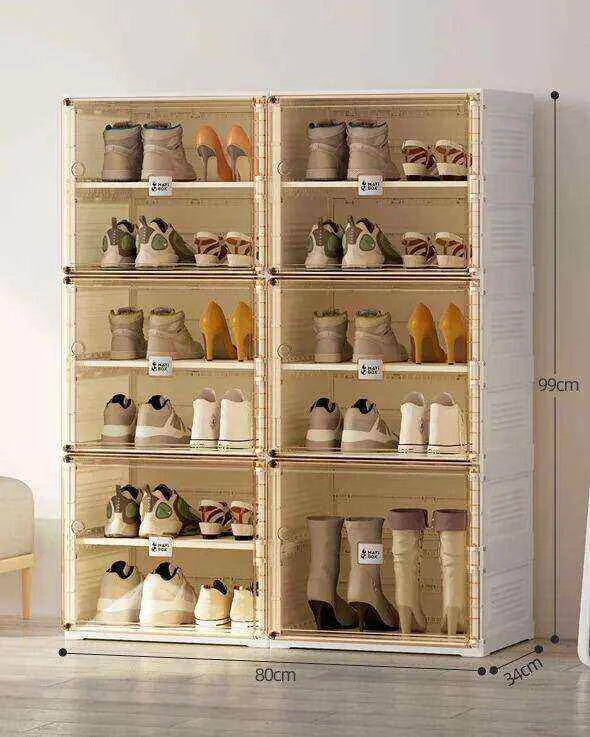 IMPORTED FOLDABLE SHOE RACK (6 LAYERS)